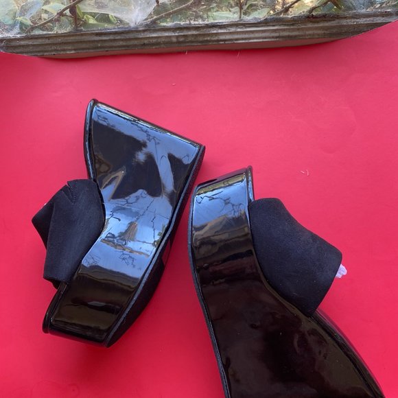FASHION NOVA wedge platform mules - Picture 1 of 10